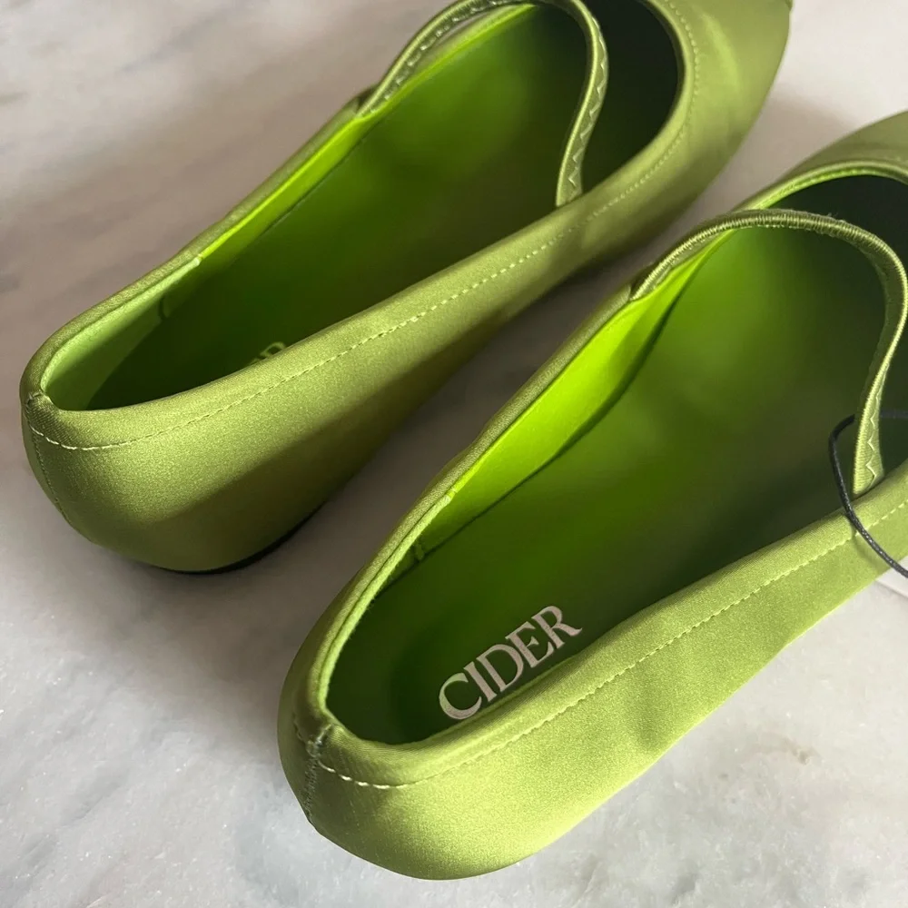 Cider CLASSIC SQUARE TOE SINGLE STRAP BALLET MARY JANE SHOES - Picture 7 of 9